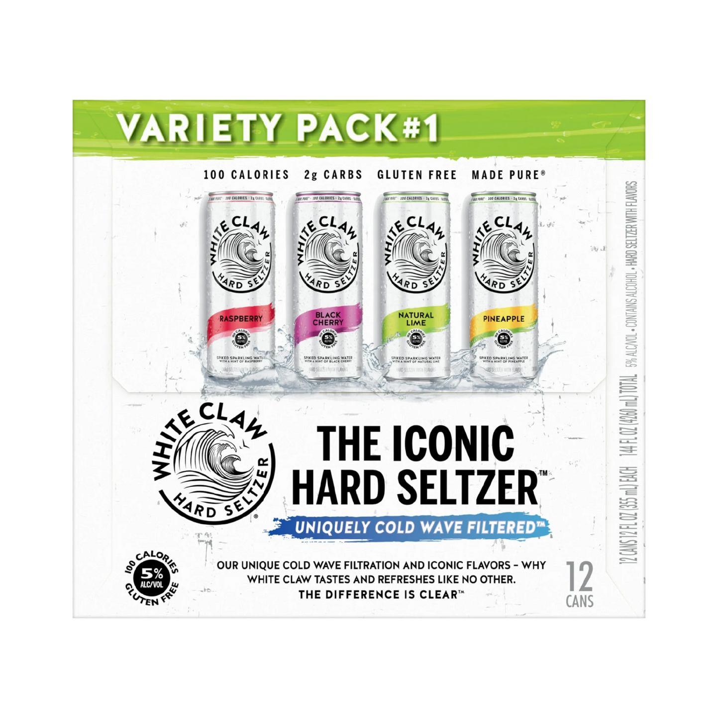 White Claw Hard Seltzer Variety Pack #1 – 355 mL, 12 ct