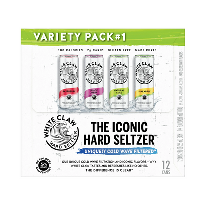 White Claw Hard Seltzer Variety Pack #1 – 355 mL, 12 ct