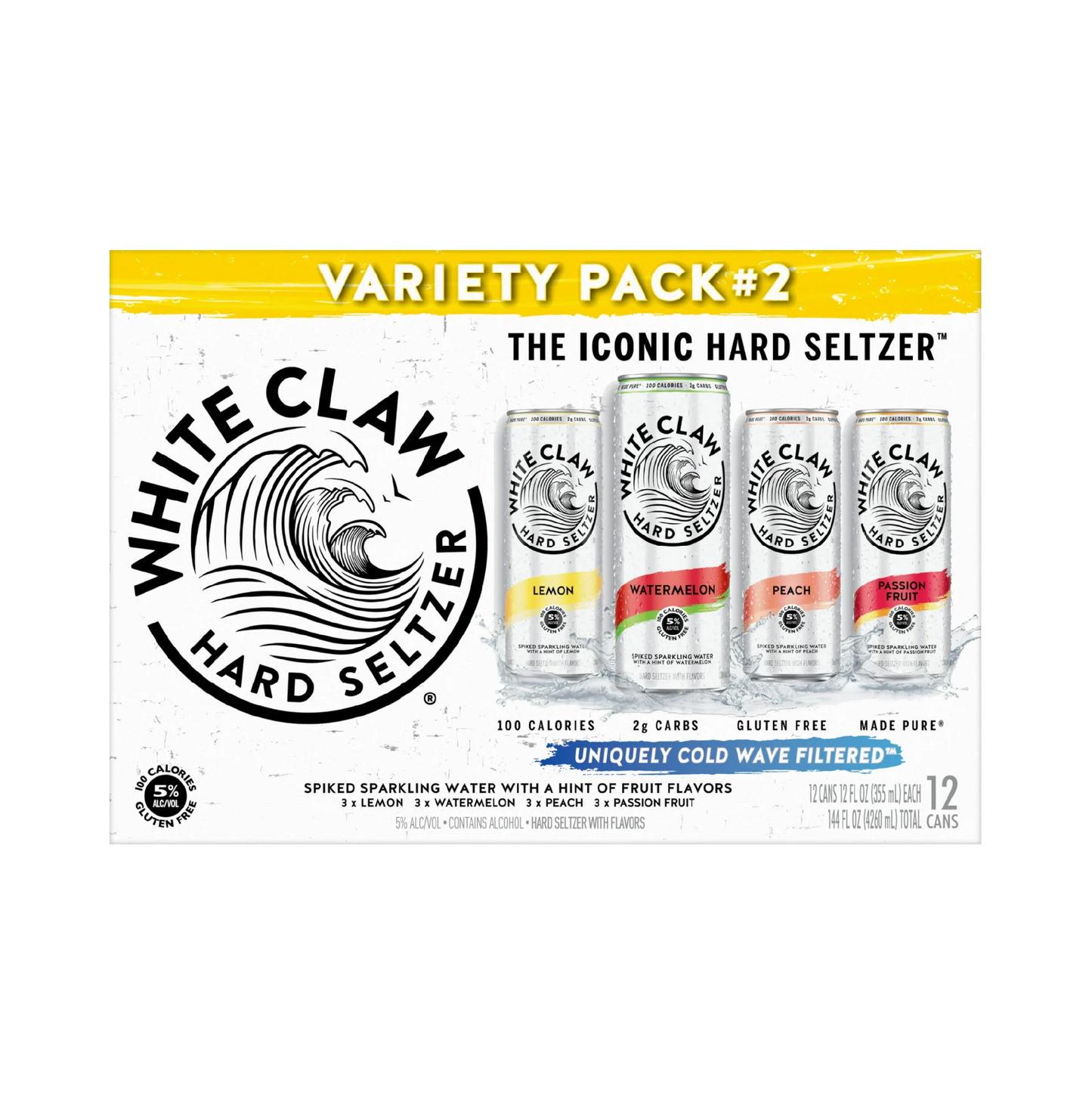 White Claw Hard Seltzer Variety Pack #2 – 355 mL, 12 ct