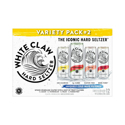White Claw Hard Seltzer Variety Pack #2 – 355 mL, 12 ct