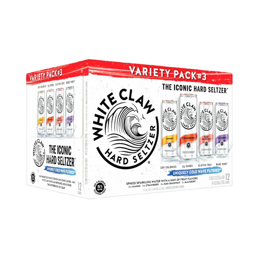 White Claw Hard Seltzer Variety Pack #3 – 355 mL, 12 ct