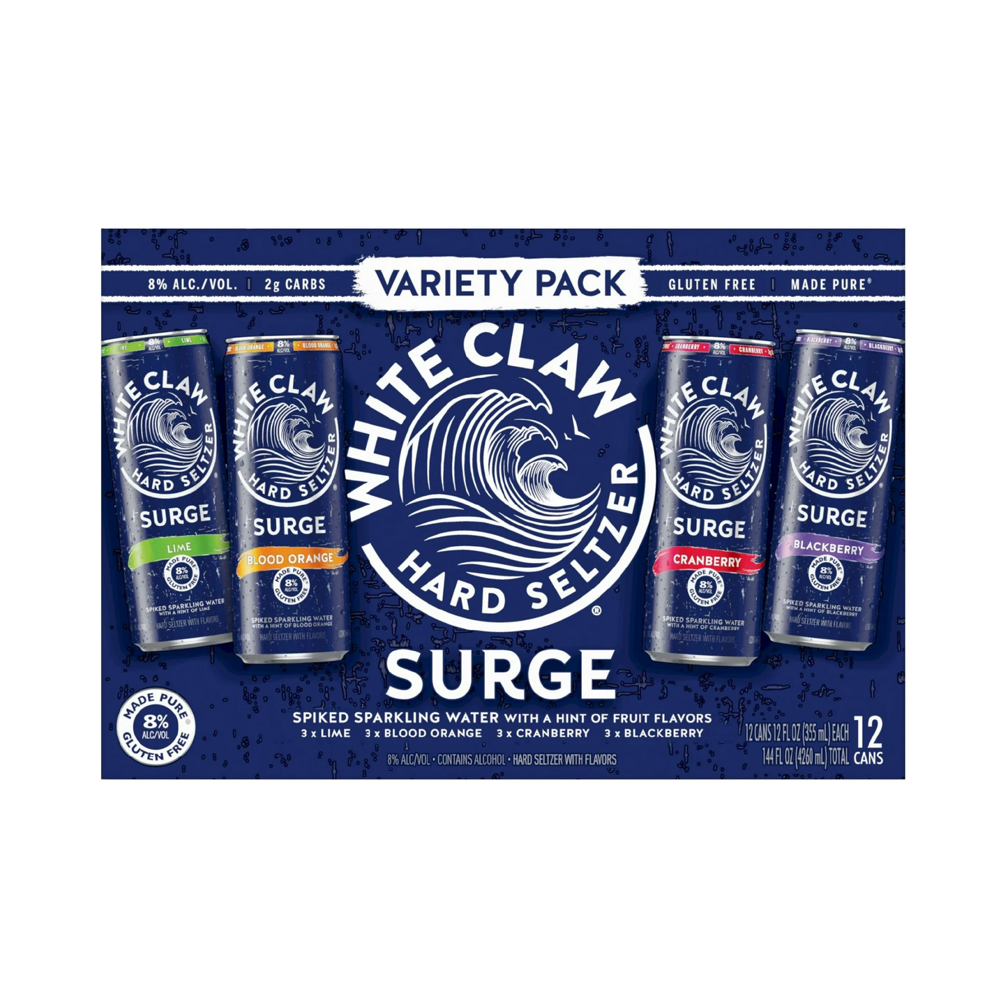 White Claw Surge Hard Seltzer Variety Pack #1 – 355 mL, 12 ct