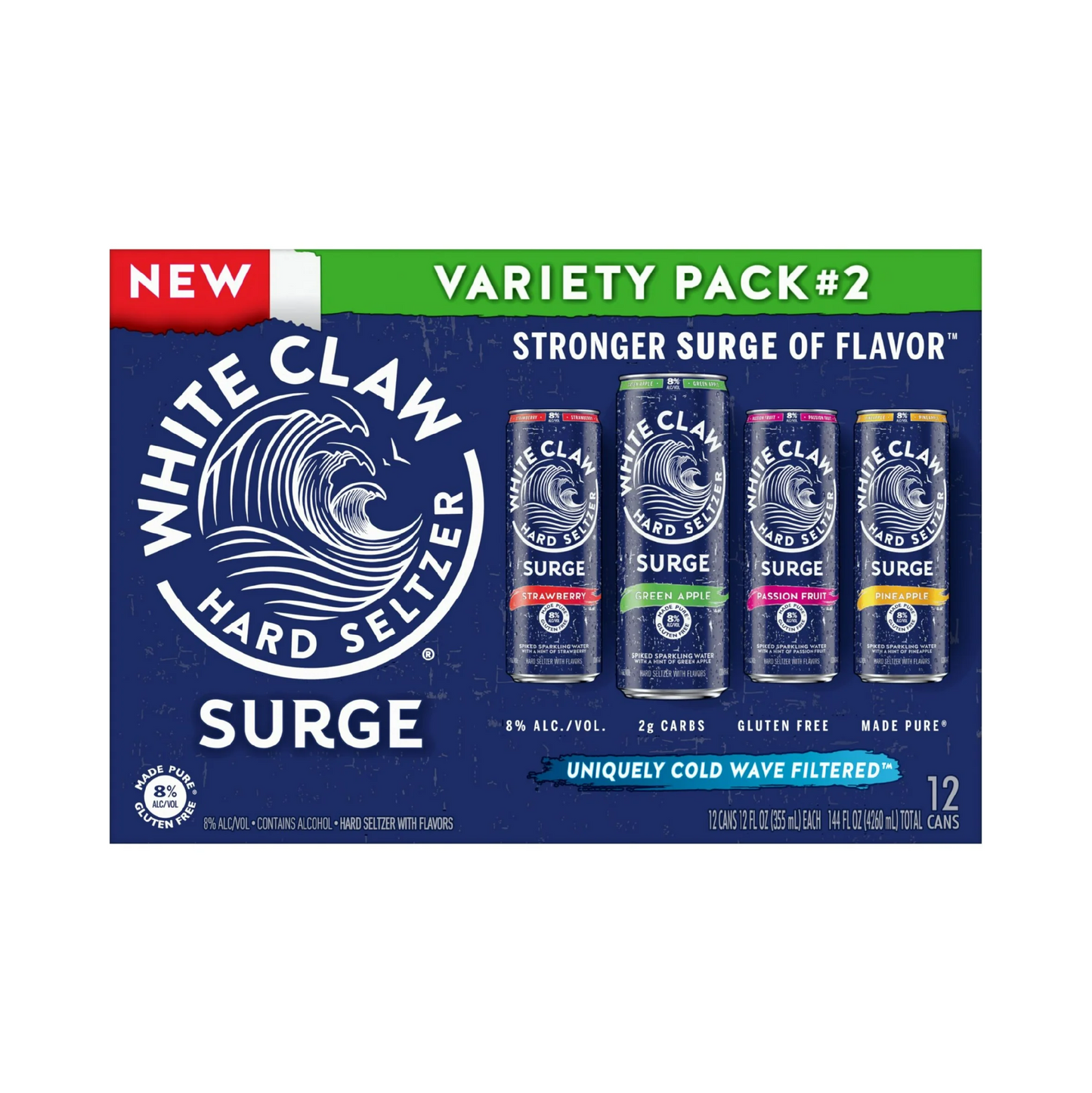 White Claw Surge Hard Seltzer Variety Pack #2 – 355 mL, 12 ct