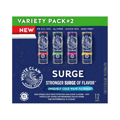 White Claw Surge Hard Seltzer Variety Pack #2 – 355 mL, 12 ct
