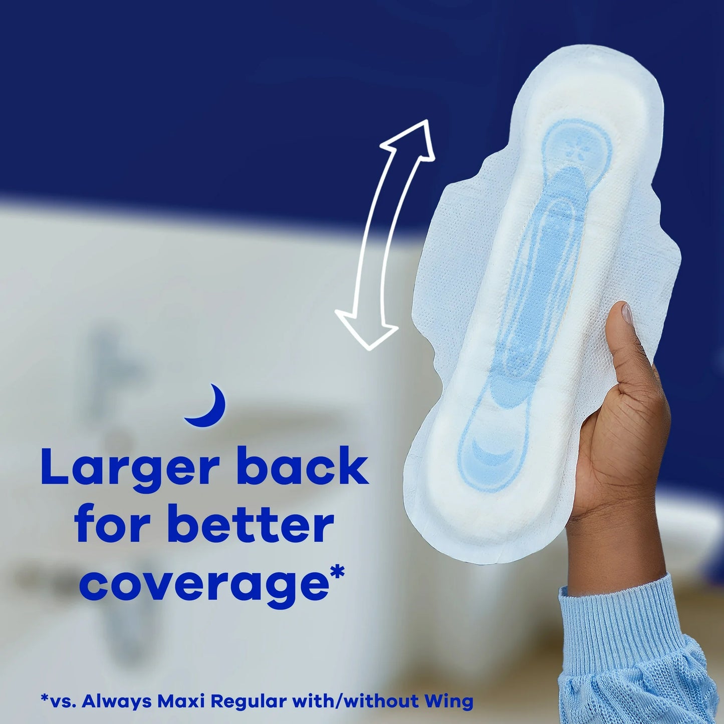 Always Maxi Overnight With Wings – 20 pads – Size 5