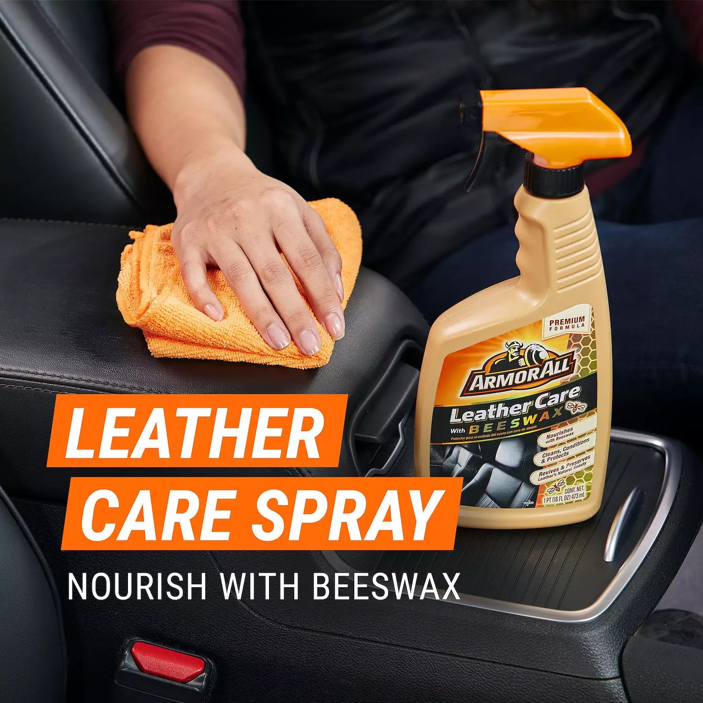 Armor All Leather Care With Beeswax – 473 mL