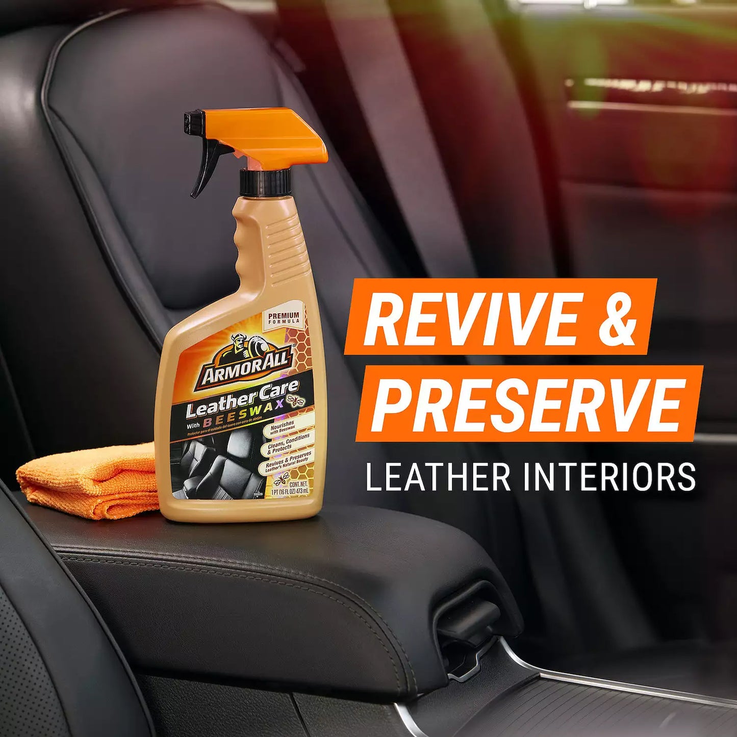 Armor All Leather Care With Beeswax – 473 mL