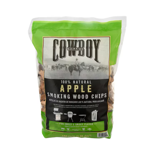 Cowboy 100% Natural Apple Wood Chips - 180 cu.in