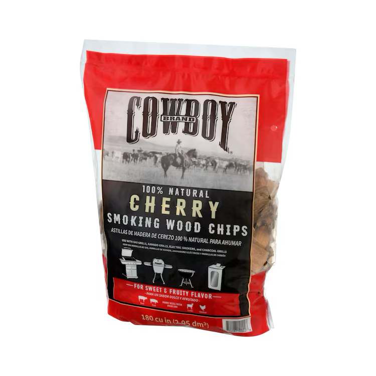 Cowboy 100% Natural Cherry Wood Chips - 180 cu.in