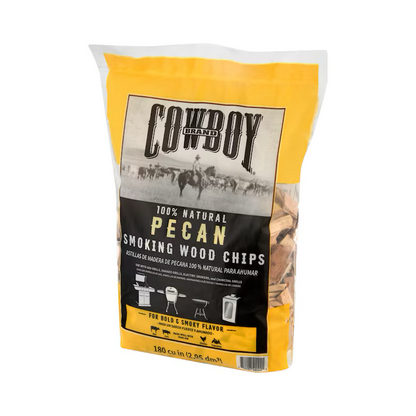 Cowboy 100% Natural Pecan Wood Chips - 180 cu.in