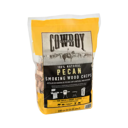 Cowboy 100% Natural Pecan Wood Chips - 180 cu.in