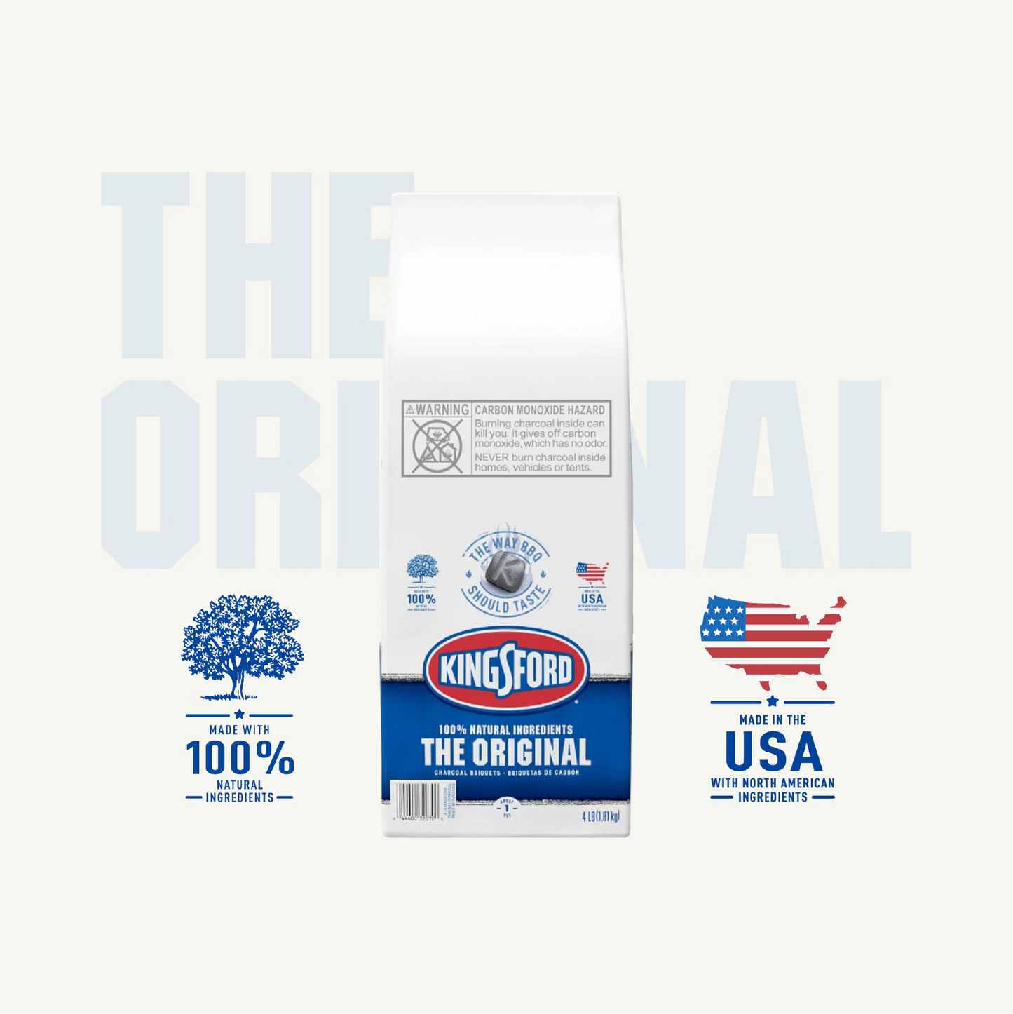 Kingsford Original Charcoal Briquets - 4 lb