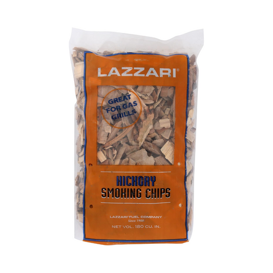 Lazzari Hickory Smoking Wood Chips - 180 cu.in