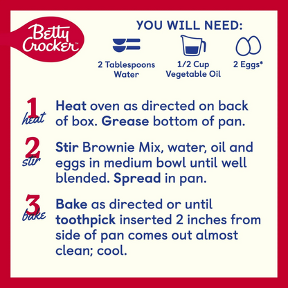 Betty Crocker Fudge Brownie Mix – 462 g