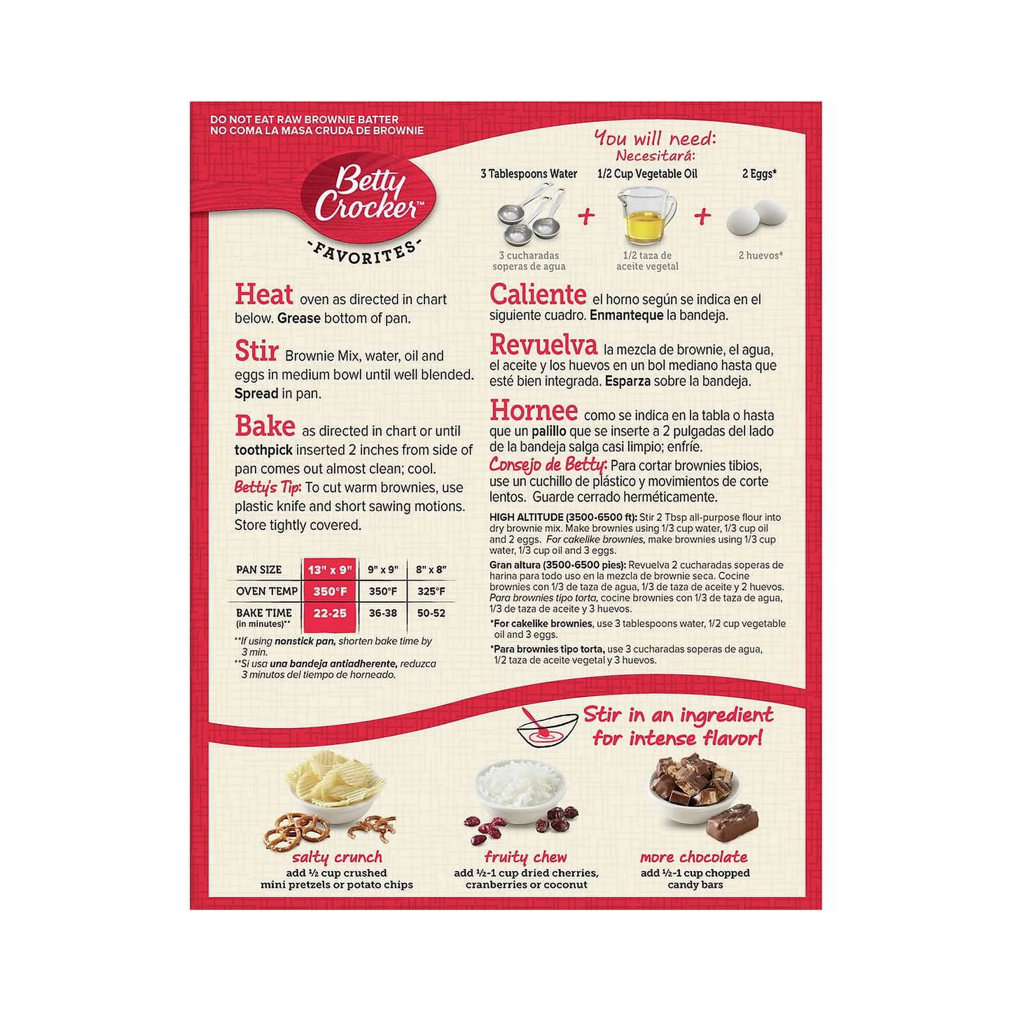 Betty Crocker Fudge Brownie Mix – 519 g