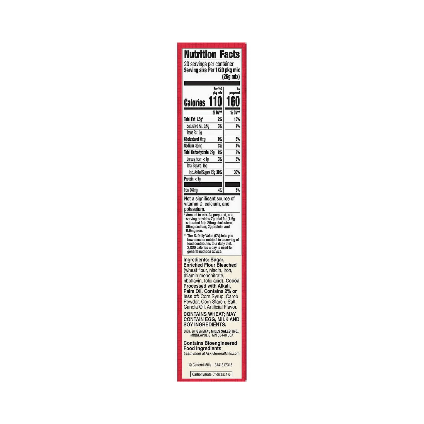 Betty Crocker Fudge Brownie Mix – 519 g