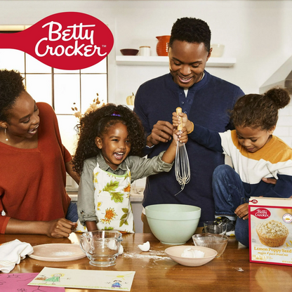 Betty Crocker Lemon Poppy Seed Muffin & Quick Bread Mix – 411 g