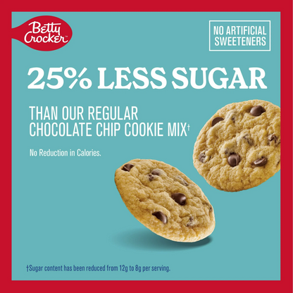 Betty Crocker Lower Sugar Chocolate Chip Cookie Mix – 371 g