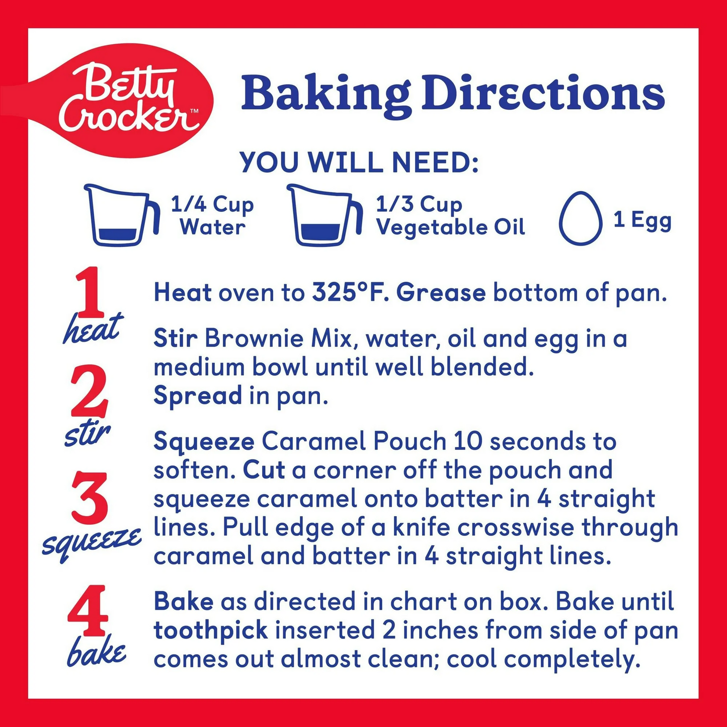 Betty Crocker Salted Caramel Brownie Mix – 521 g