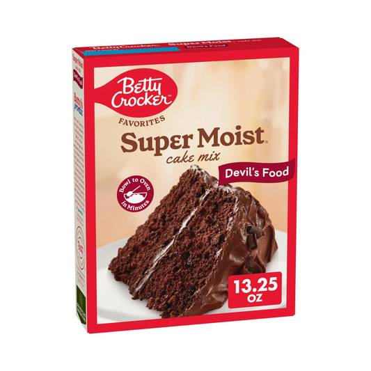 Betty Crocker Super Moist Devil's Food Cake Mix – 375 g
