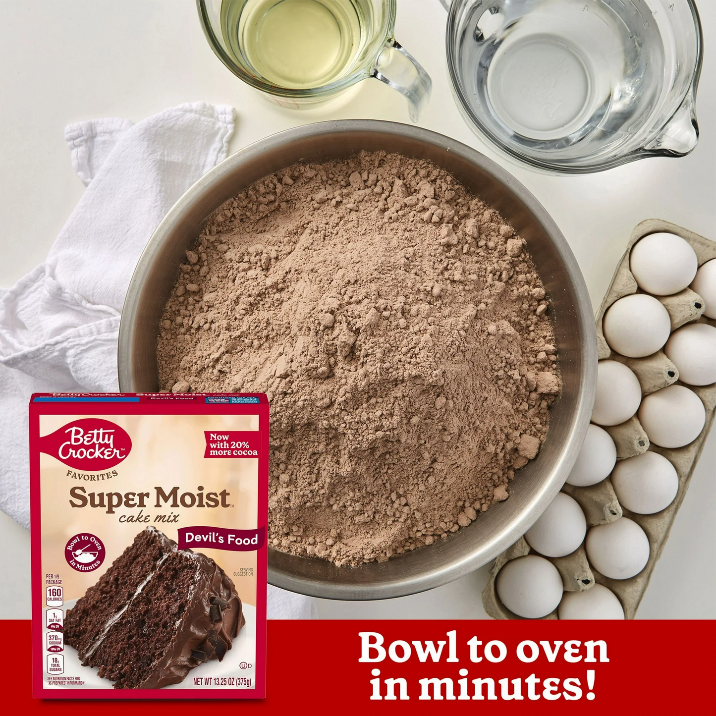 Betty Crocker Super Moist Devil's Food Cake Mix – 375 g
