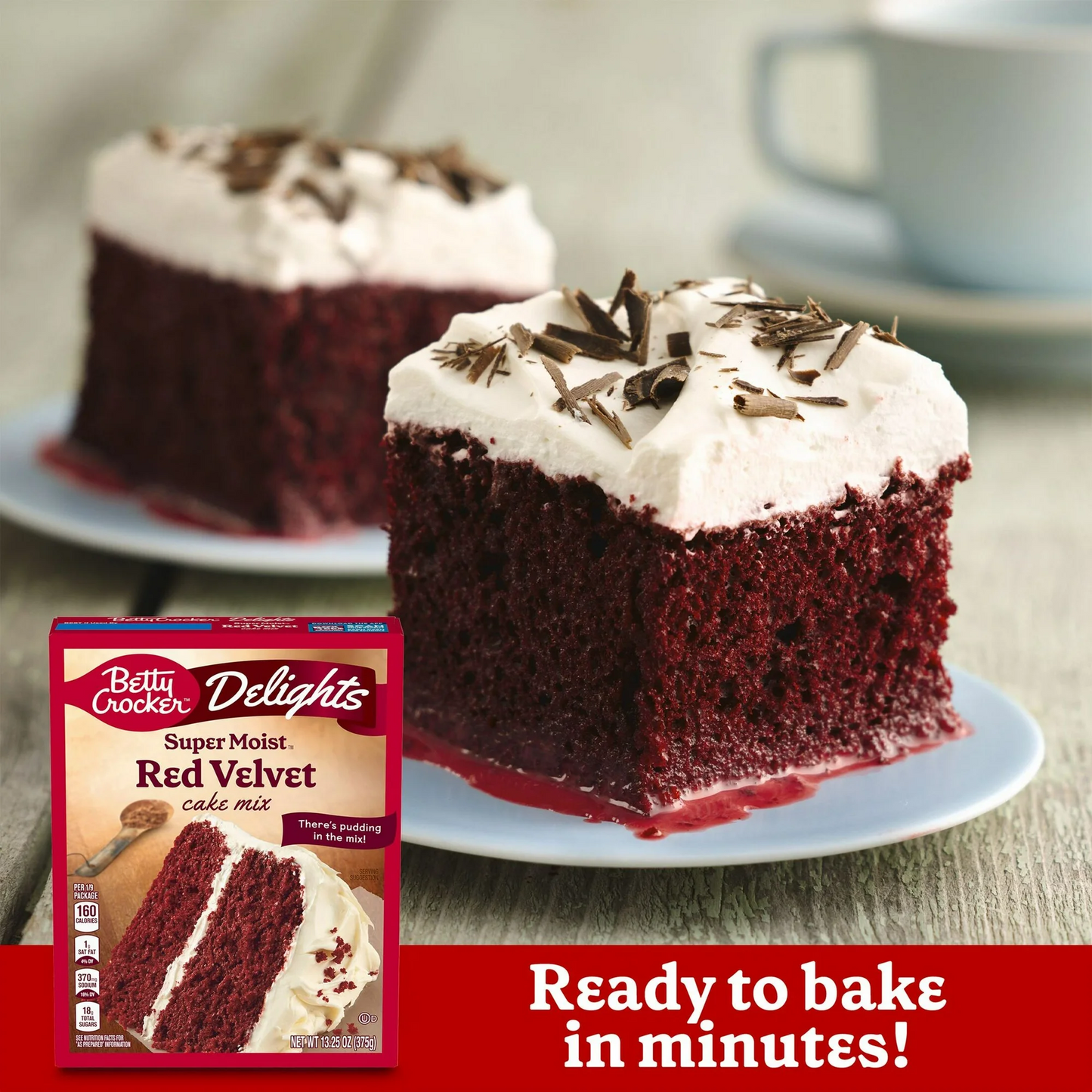 Betty Crocker Super Moist Red Velvet Cake Mix – 375 g