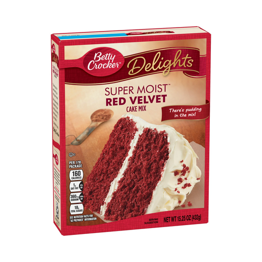 Betty Crocker Super Moist Red Velvet Cake Mix – 432 g