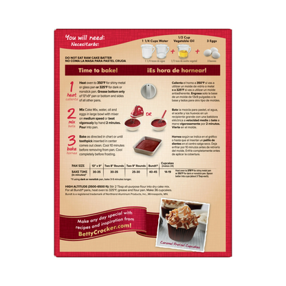 Betty Crocker Super Moist Red Velvet Cake Mix – 432 g