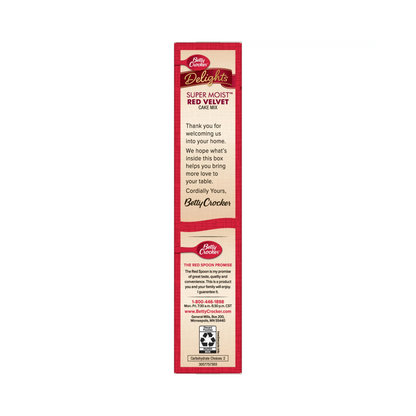 Betty Crocker Super Moist Red Velvet Cake Mix – 432 g