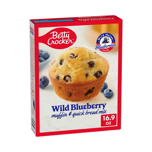 Betty Crocker Wild Blueberry Muffin and Quick Bread Mix – 479 g