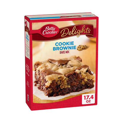 Betty Crocker Delights Bar Mix-cookie Brownie – 493 g