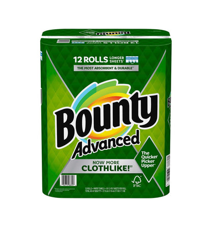 Bounty Advance 2-ply Paper Towels Select-a-size – 103 s 12 ct