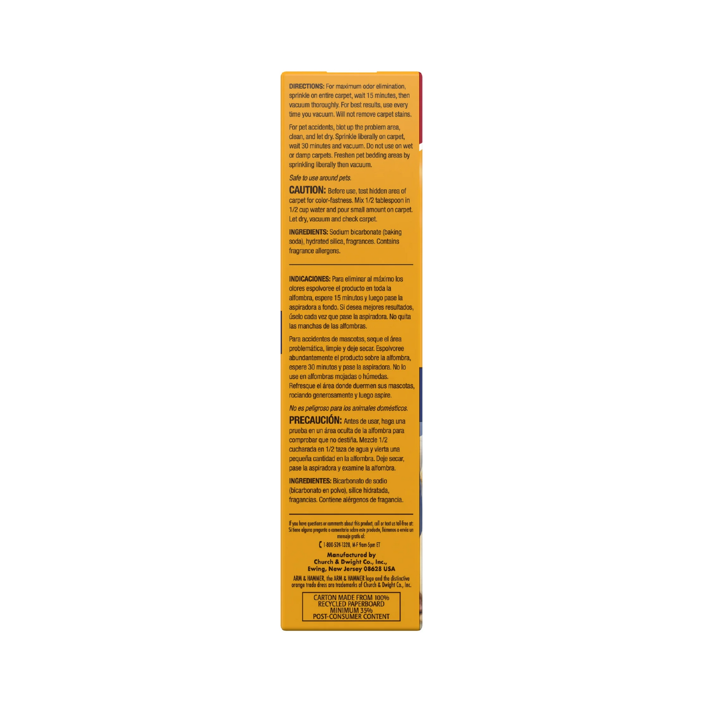 Arm & Hammer - Pet Fresh Carpet Odor Eliminator - 850g