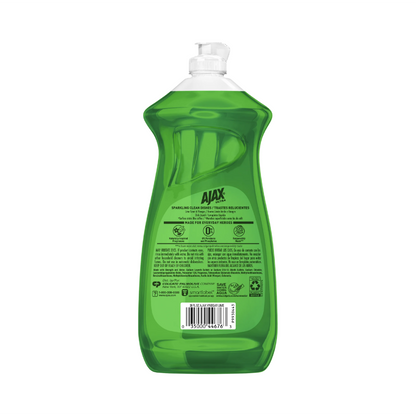 Ajax Ultra Triple Action Dishwashing Liquid - Vinegar & Lime Scent – 828 mL
