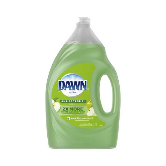 Dawn Ultra Antibacterial Hand Soap & Dishwashing Liquid, Apple Blossom Scent – 1.66 L