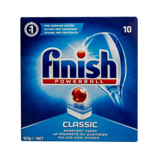 Finish Classic Powerball Dishwasher Detergent Tablets – 10 ct