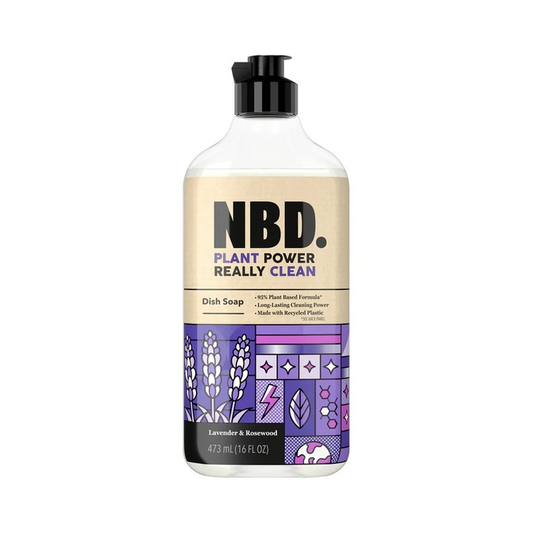 NBD. Dish Soap, Lavender & Rosewood Scent – 473 mL