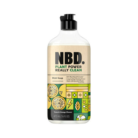 NBD. Dish Soap, Yuzu & Orange Flower Scent – 473 mL