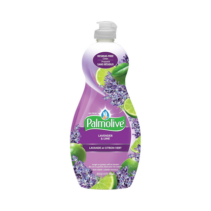 Palmolive Ultra Liquid Dish Soap, Lavender and Lime Scent – 591 mL