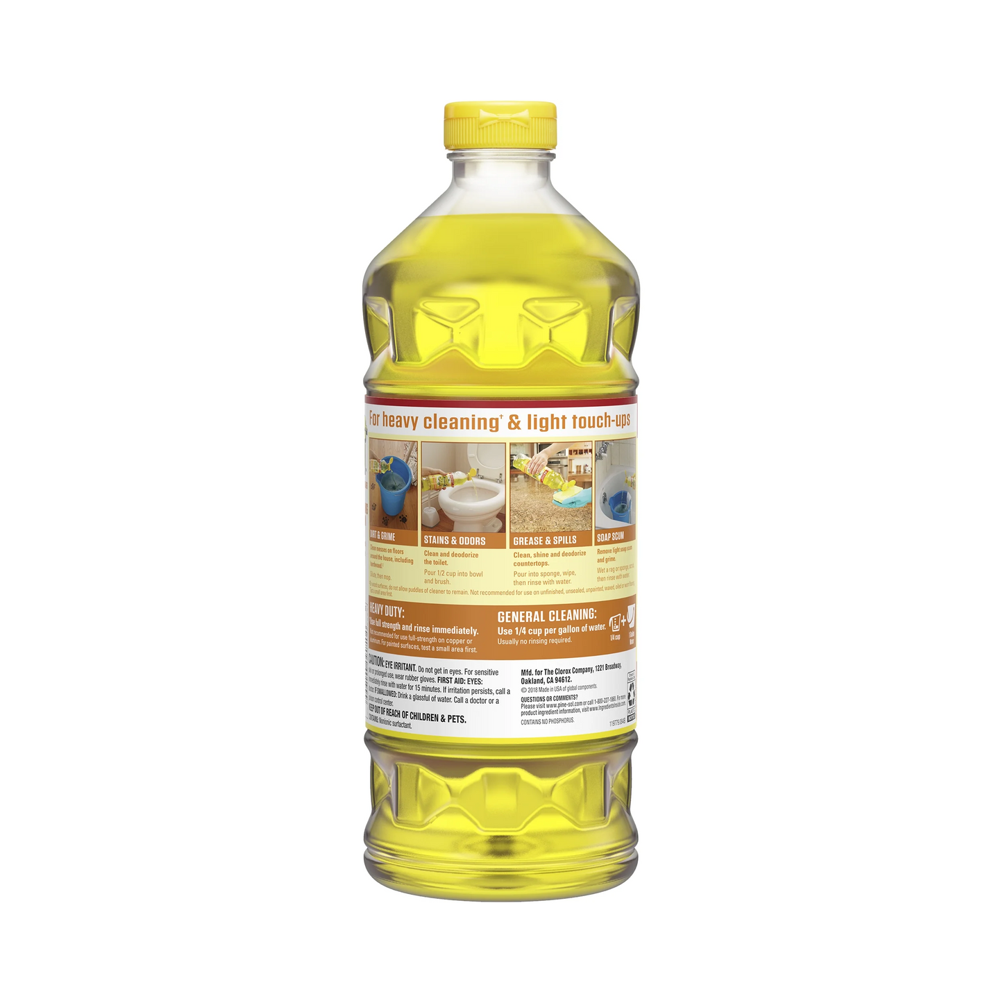 Pine-Sol All-Purpose Multi-Surface Cleaner, Lemon Fresh Scent – 1.41 L