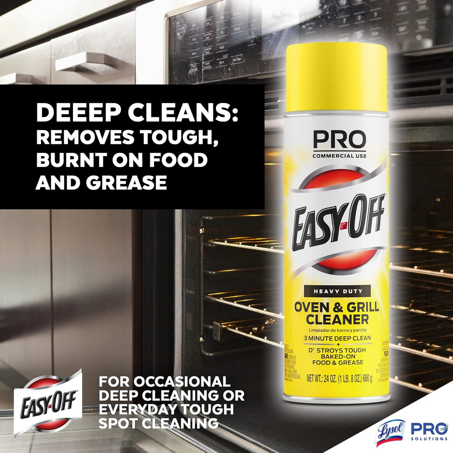 Professional Easy-Off Heavy Duty Oven & Grill Cleaner – 680 g