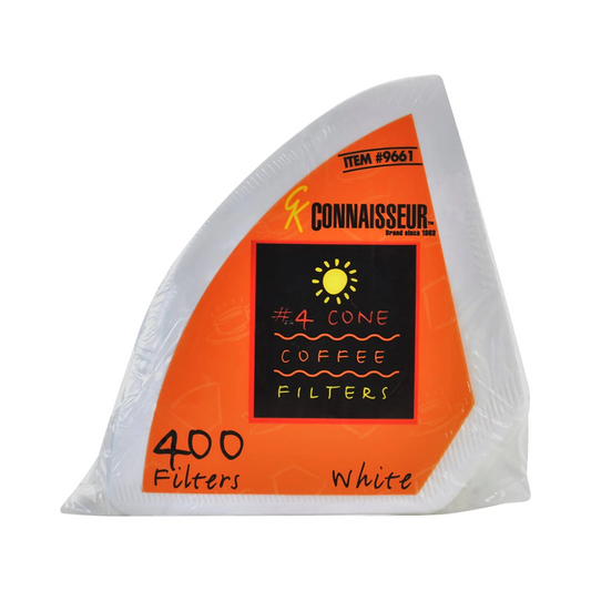 Connaisseur #4 Cone Coffee Filters – 400 ct