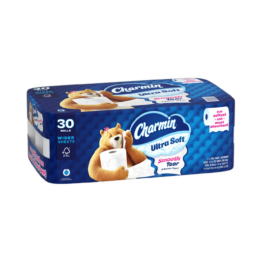 Charmin Ultra Soft 2-ply Bath Tissue – 213 sheets, 30 ct