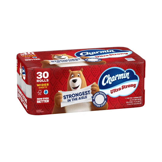Charmin Ultra Strong 2-ply Bath Tissue – 220 sheets, 30 ct