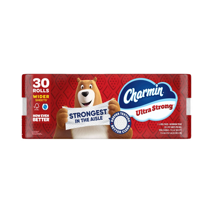 Charmin Ultra Strong 2-ply Bath Tissue – 220 sheets, 30 ct