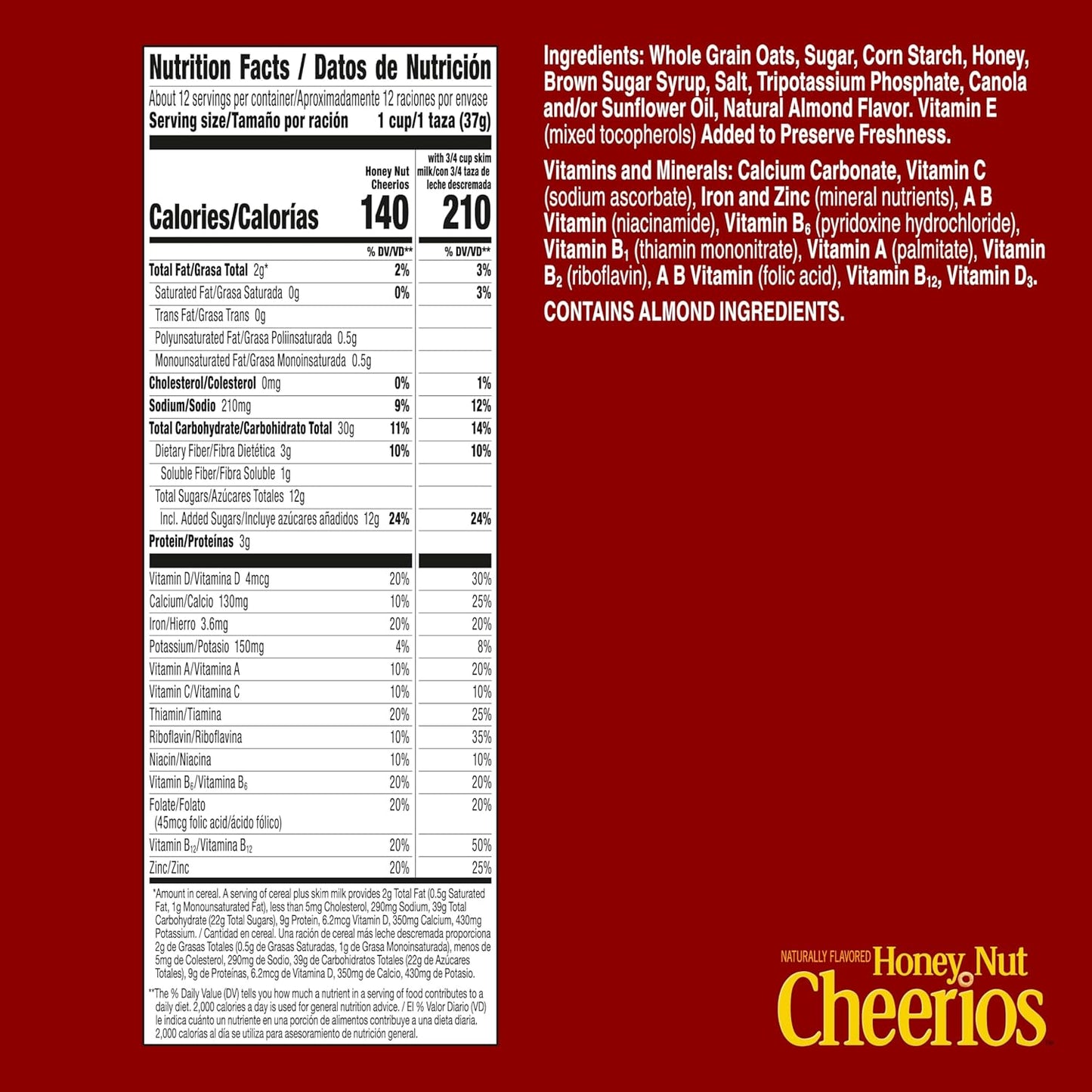 General Mills Cheerios Honey Nut – 436 g