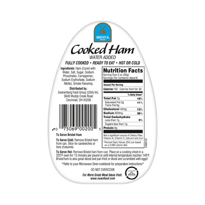 Bristol Cooked Ham – 454 g