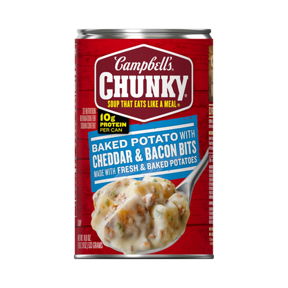 Campbell’s Chunky Soup, Baked Potato with Cheddar and Bacon Bits Soup – 533 g