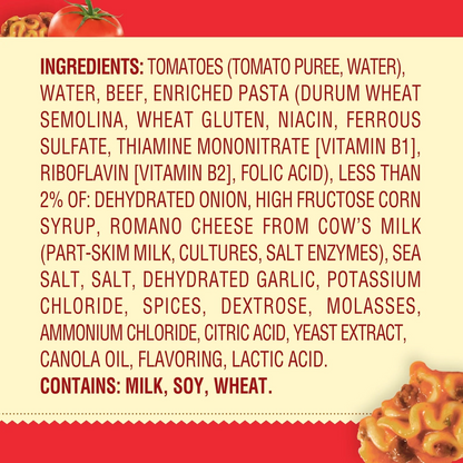 Chef Boyardee Lasagna Pasta With Chunky Tomato & Meat Sauce – 425 g