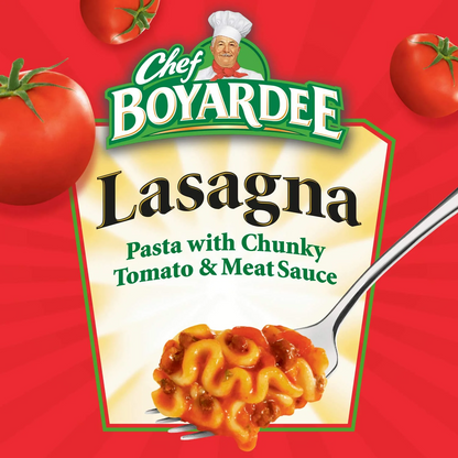 Chef Boyardee Lasagna Pasta With Chunky Tomato & Meat Sauce – 425 g